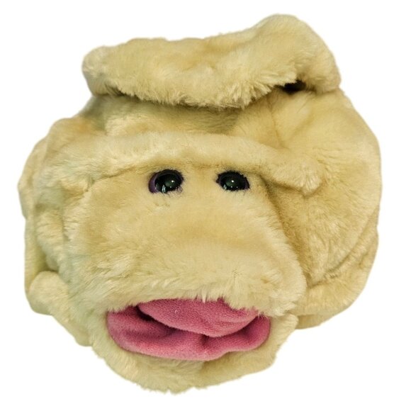 Worlds of Wonder Anything THAT Reversible Hand Puppet Blue Tan VTG 80s 1986 - Picture 2 of 8